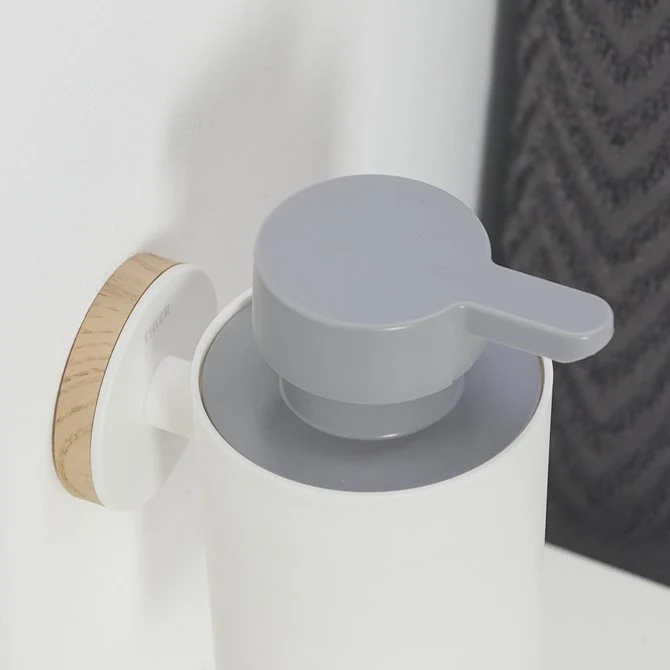 Zeepdispenser van 180 ml te bevestigen met schroeven of lijm Urban - Tiger