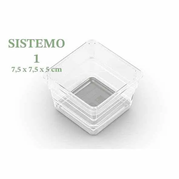 Curver Sistemo transparante ladebakjes
