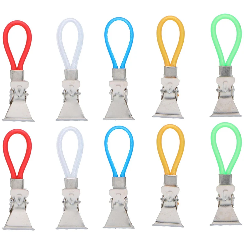 Alpina handdoekklemmen – set van 10 in 5 kleuren