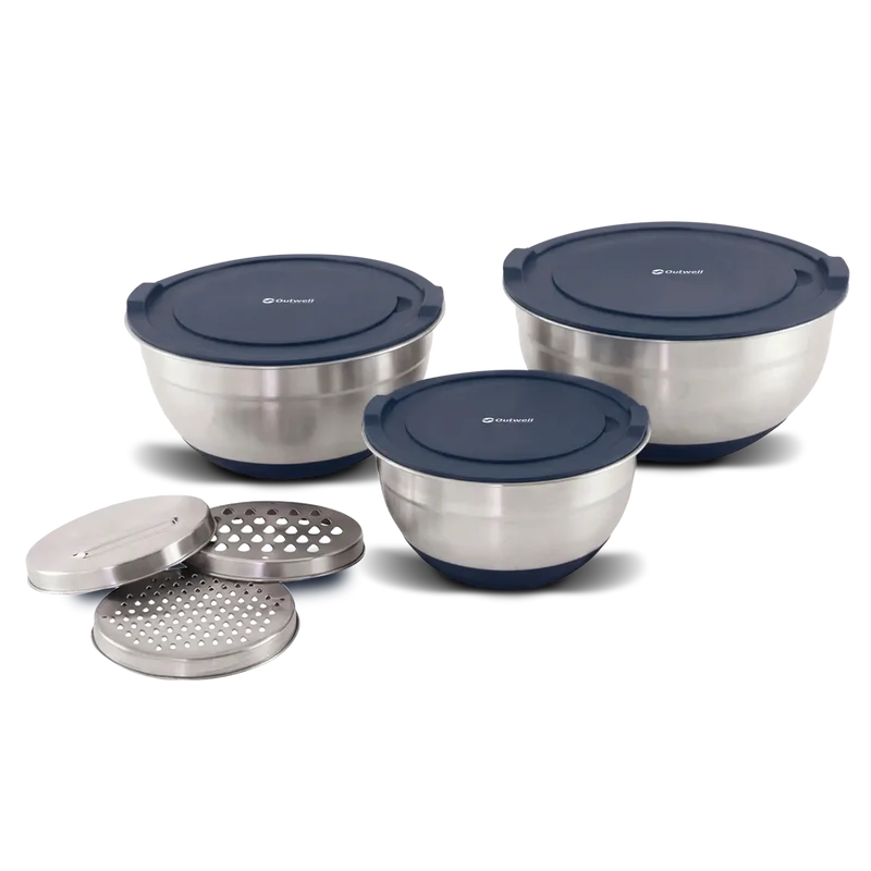 Chef Bowl Set kommenset met deksels en raspen - Outwell