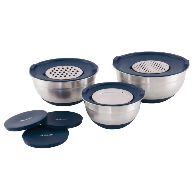 Chef Bowl Set kommenset met deksels en raspen - Outwell