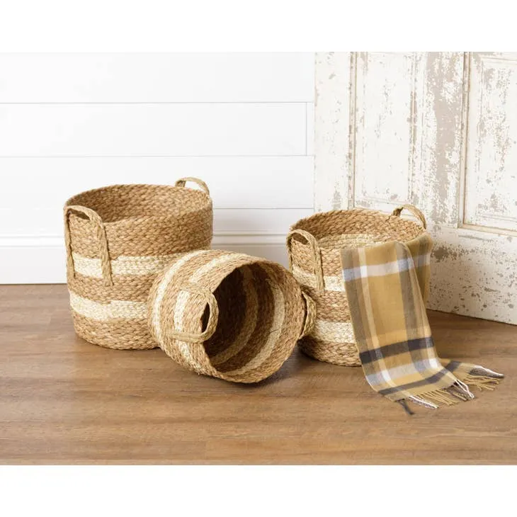 Woven Straw Baskets