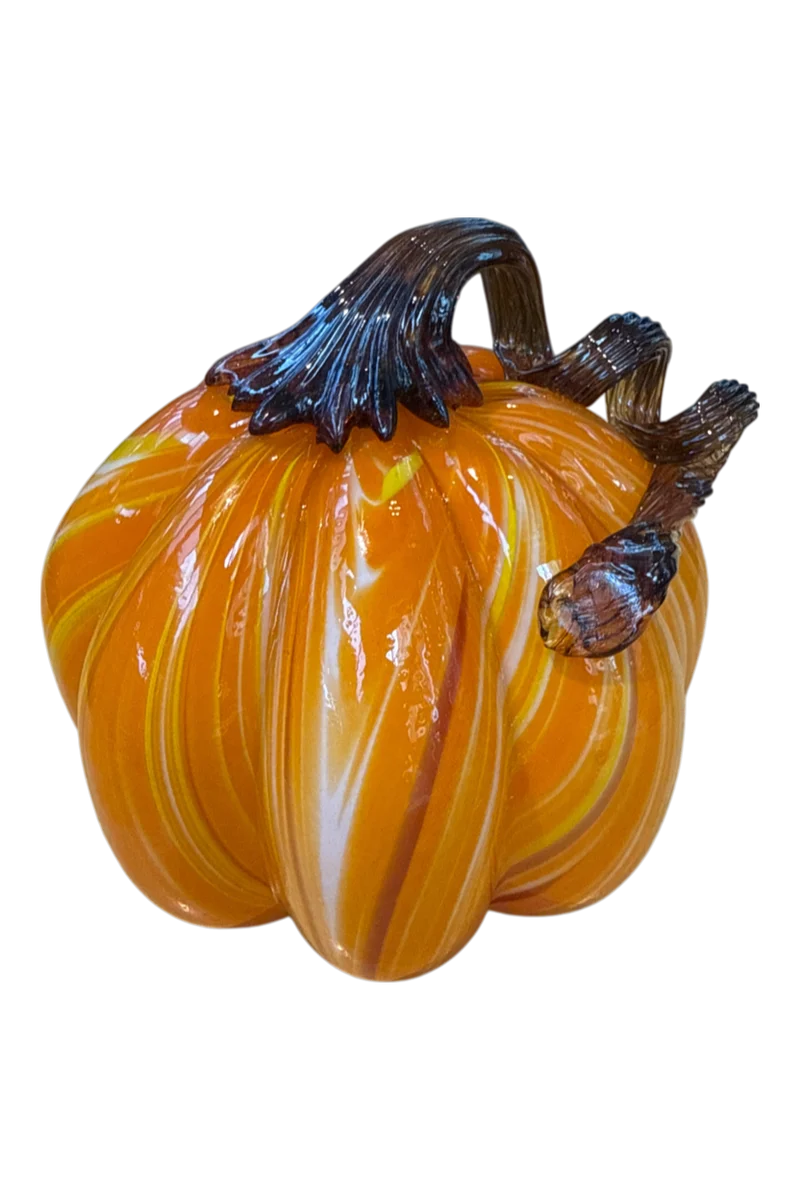 Handblown Glass Pumpkins