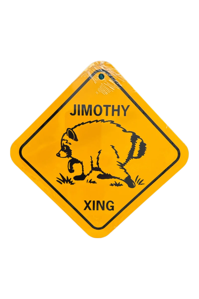 Jimothy Xing 6 x 6" Metal Sign