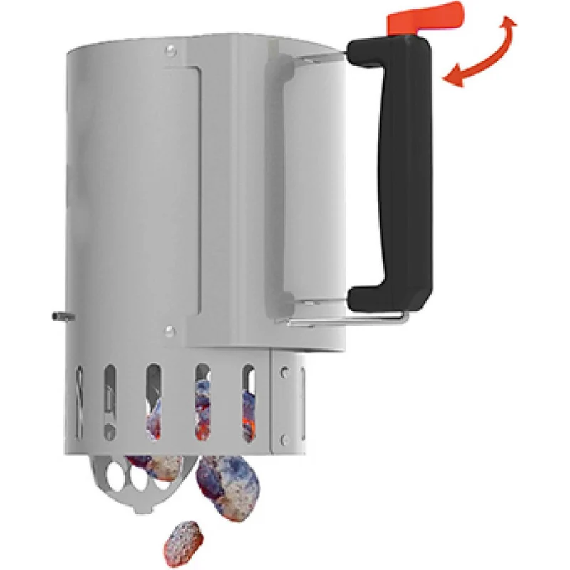 Barbecook RVS BBQ starter met Safe Drop