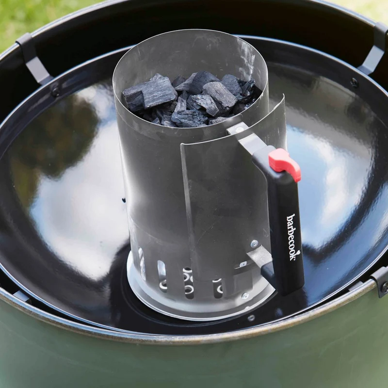 Barbecook RVS BBQ starter met Safe Drop