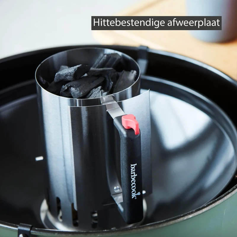 Barbecook RVS BBQ starter met Safe Drop