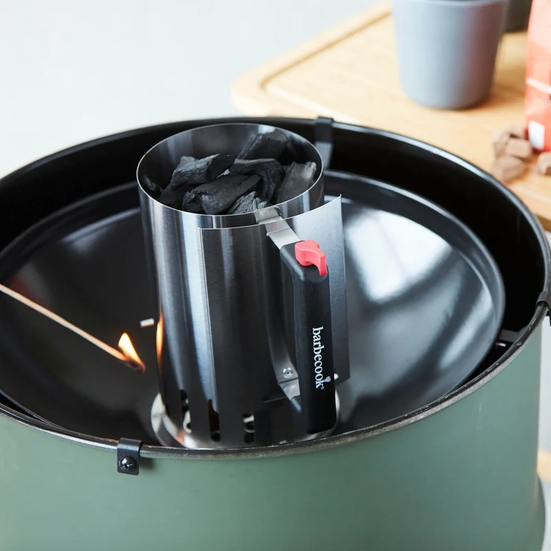 Barbecook RVS BBQ starter met Safe Drop
