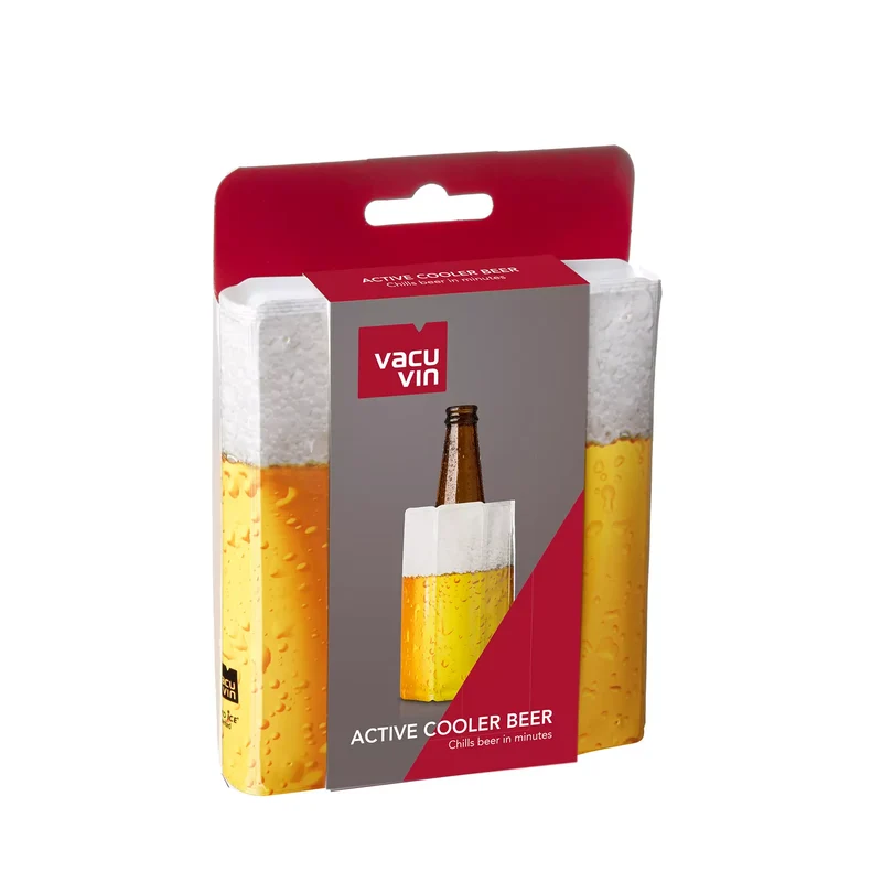 Vacu Vin bierfles koelhoes voor koude drankjes