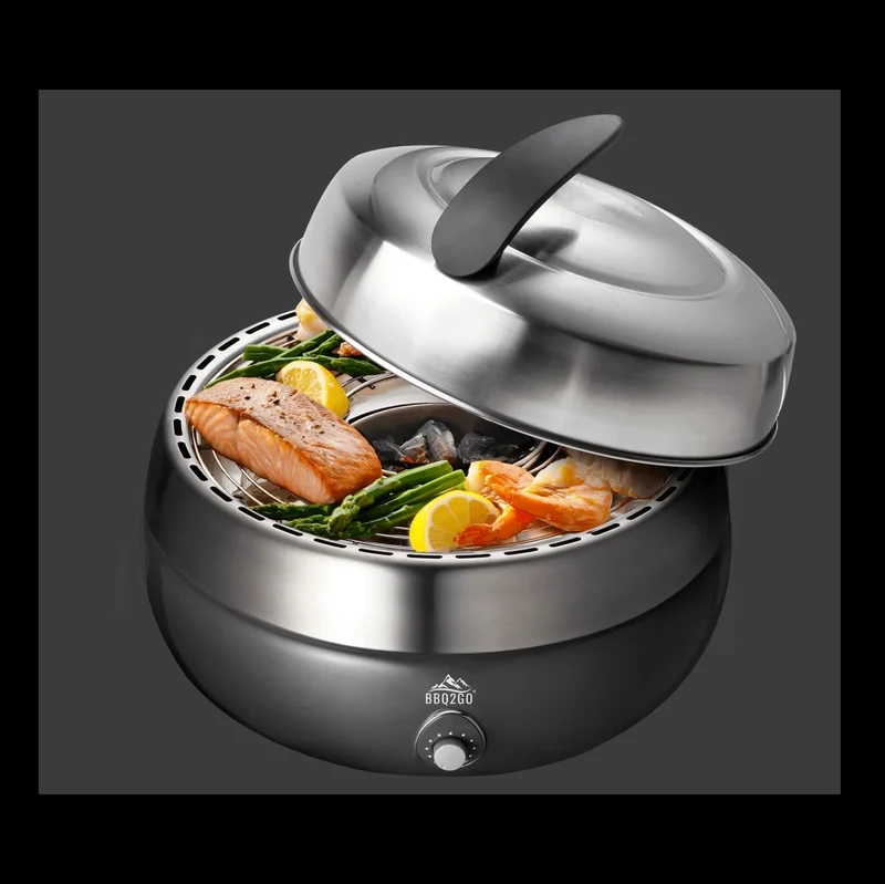 Rookvrije houtskool bbq BBQ2GO opstart in 5 minuten > accessoires
