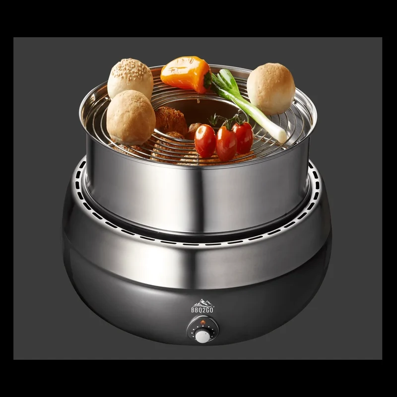 Rookvrije houtskool bbq BBQ2GO opstart in 5 minuten > accessoires