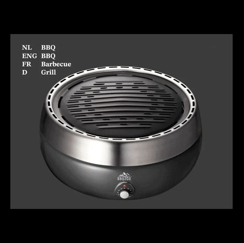 Rookvrije houtskool bbq BBQ2GO opstart in 5 minuten > accessoires