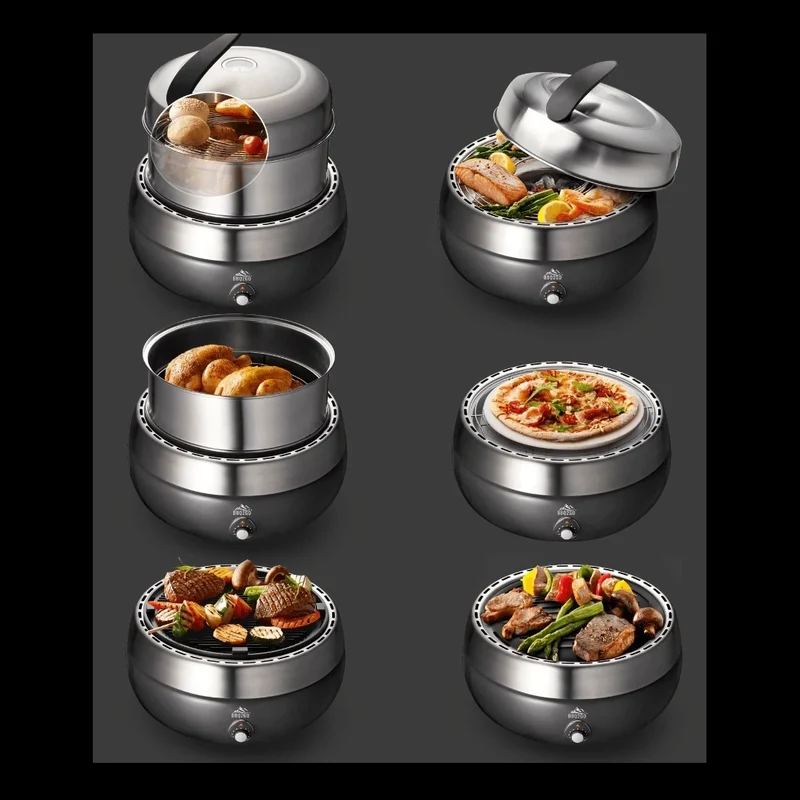 Rookvrije houtskool bbq BBQ2GO opstart in 5 minuten > accessoires