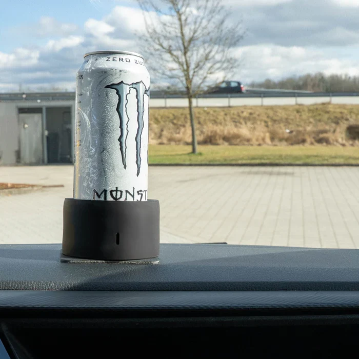 Universele magnetische houder voor blikjes en flessen + pad - Sliwy