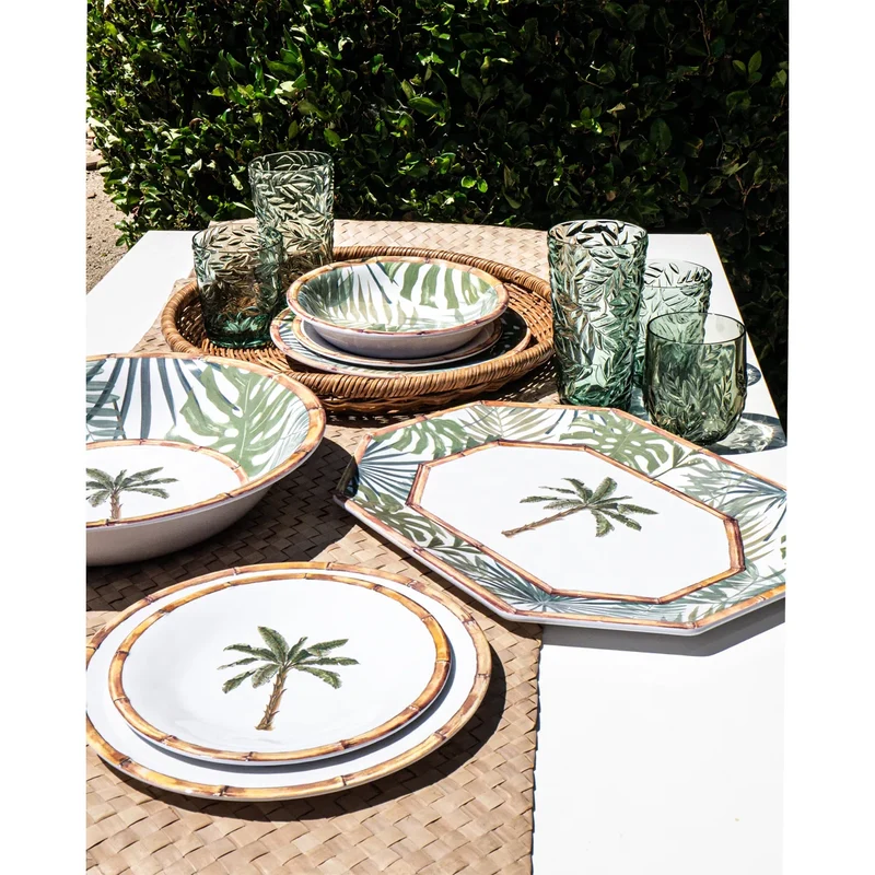 Tarhong - Rainforest Palm newwave melamine servies