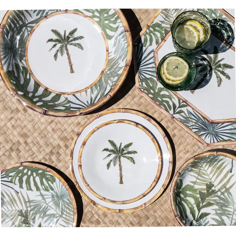 Tarhong - Rainforest Palm newwave melamine servies