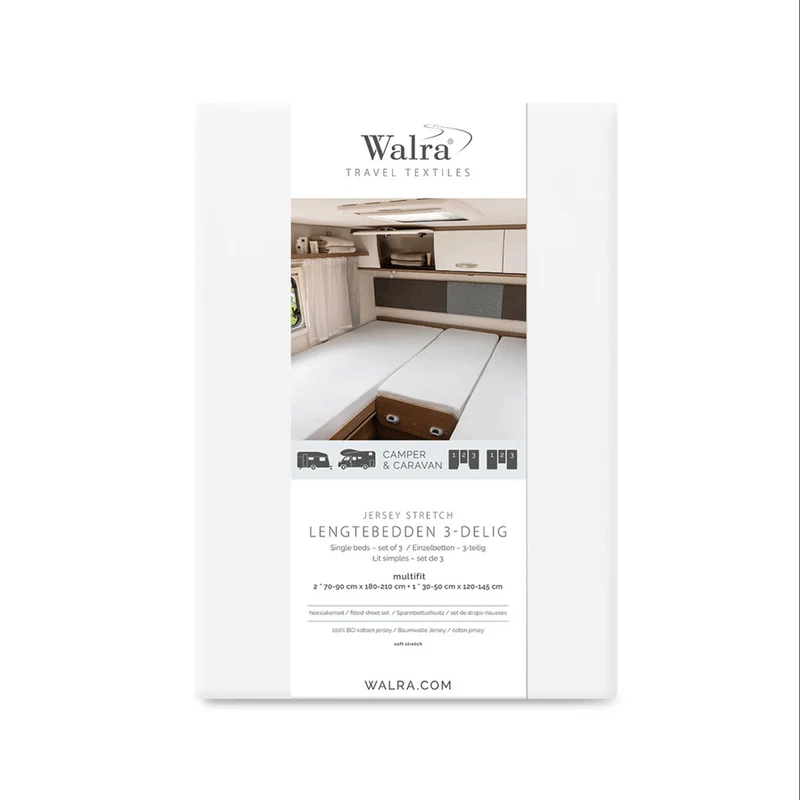 Walra Jersey hoeslaken (3-delig)