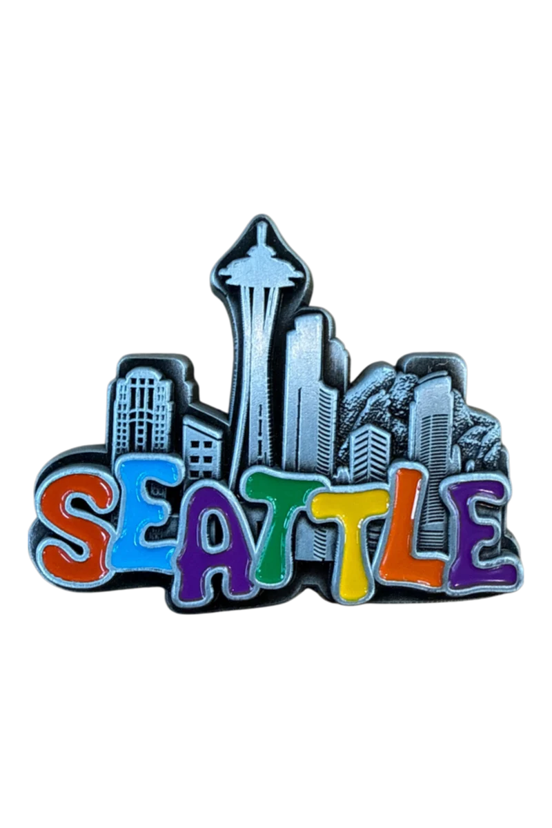 Seattle Rainbow Letters Magnet