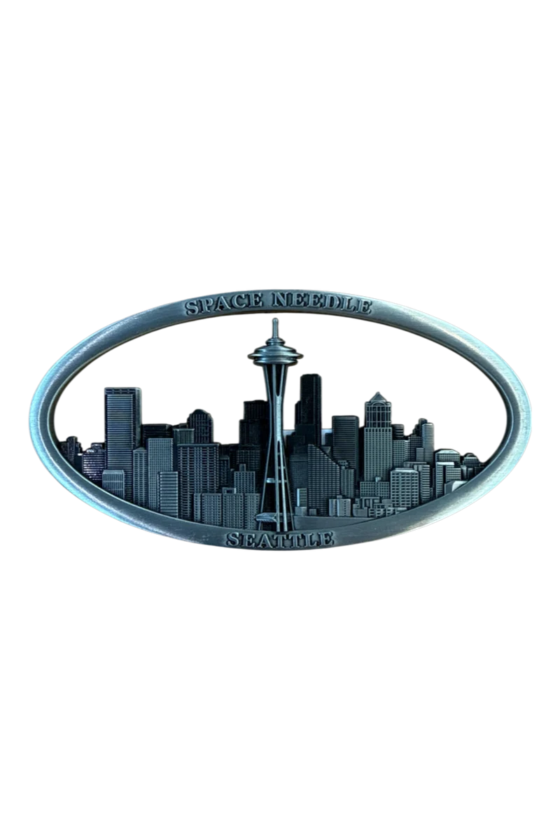 Oval Skyline Magnet