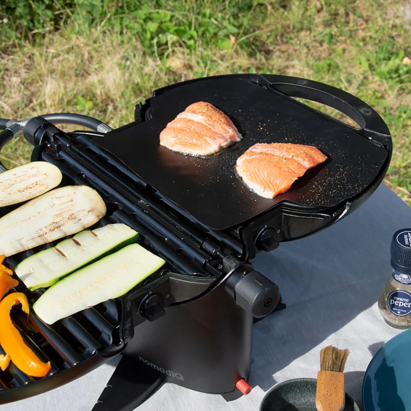 NomadiQ accessoires voor BBQ: grillplaten, gasslangen en schoonmaak
