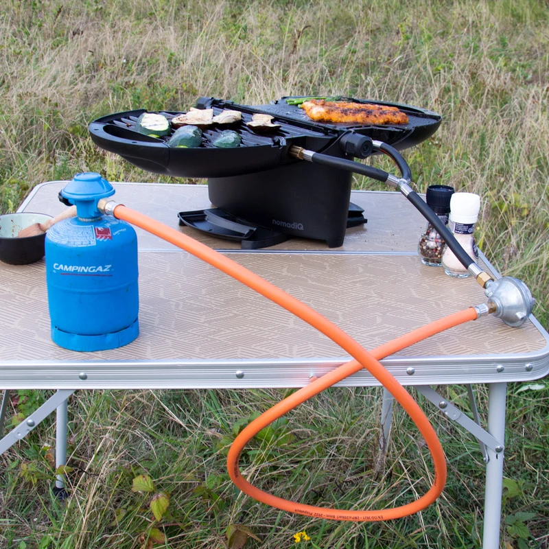 NomadiQ accessoires voor BBQ: grillplaten, gasslangen en schoonmaak