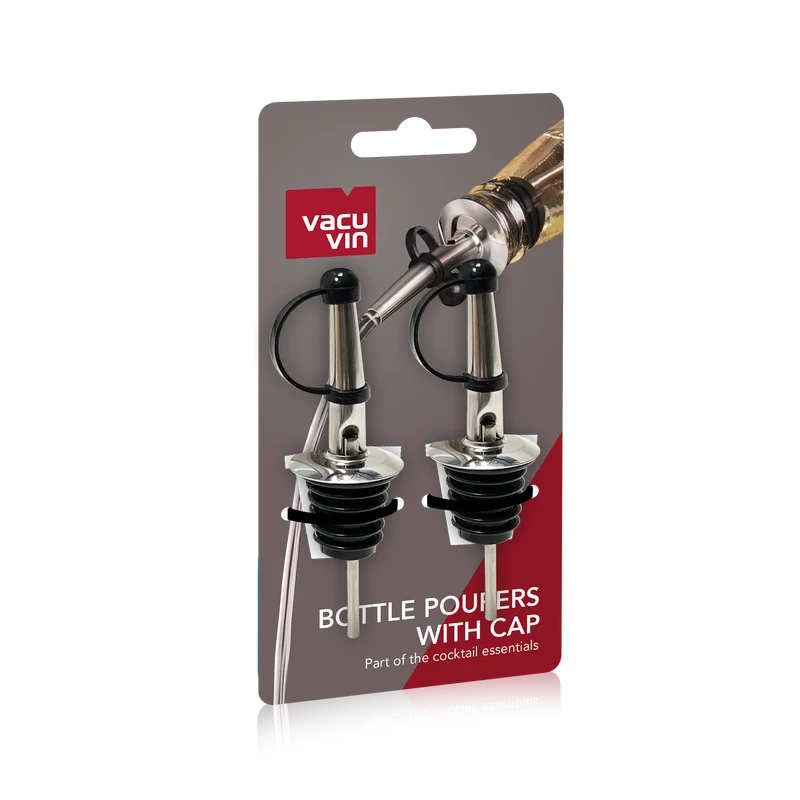 Set van 2 schenktuiten voor dranken of olijfolie - Vacu Vin