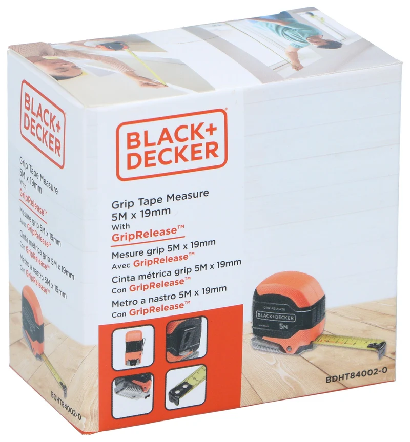 Meetlint 5M x 19mm - Black+Decker