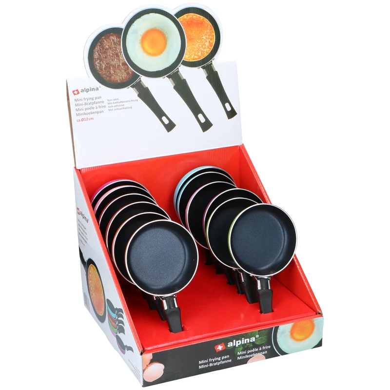 Mini- bakpan voor 1 persoon met diameter 12 cm en anti-kleef laag - Alpina