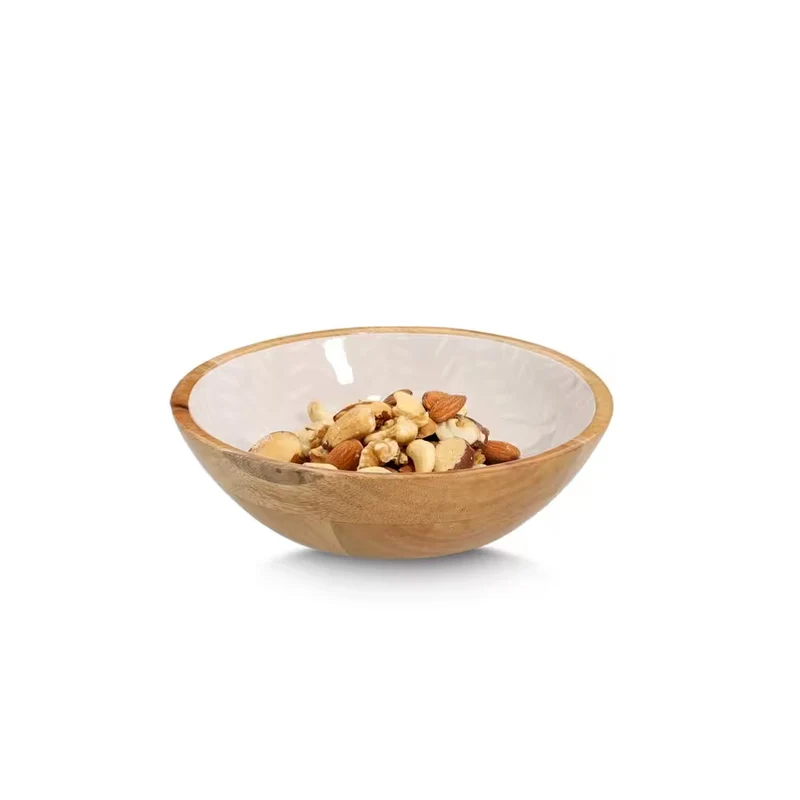 Duurzaam en kwaliteitsvol servies in mango hout look - warm en stijlvol - Zeller