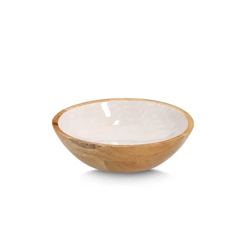 Duurzaam en kwaliteitsvol servies in mango hout look - warm en stijlvol - Zeller
