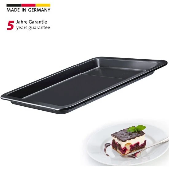 Westmark Bakplaat Back Meister - uitschuifbaar 33 -53 cm - zwart