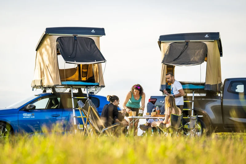 Daktent Naïtup TRIUP - slapen onder de sterren - 2 volwassenen en 1 kind