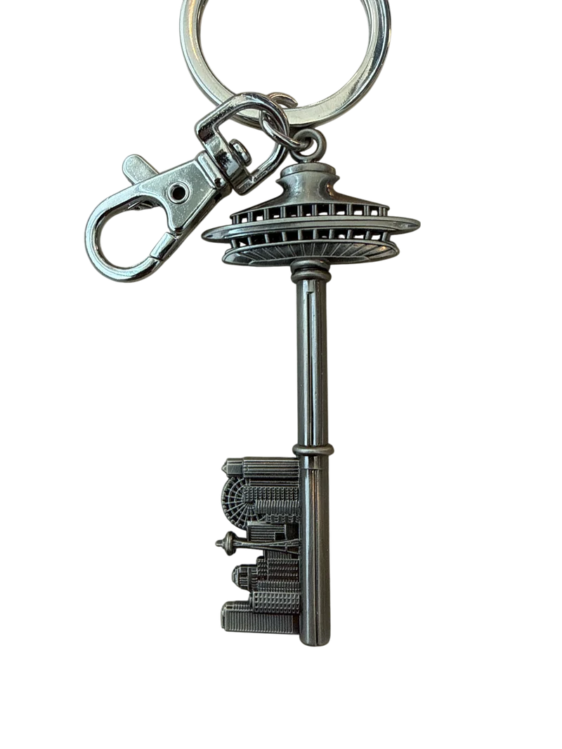 Space Needle Top House Keychain