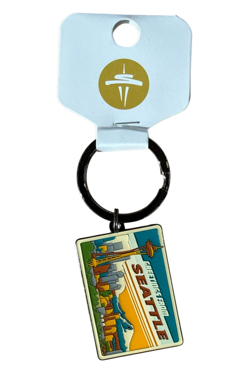 Greetings From Seattle Key Chain