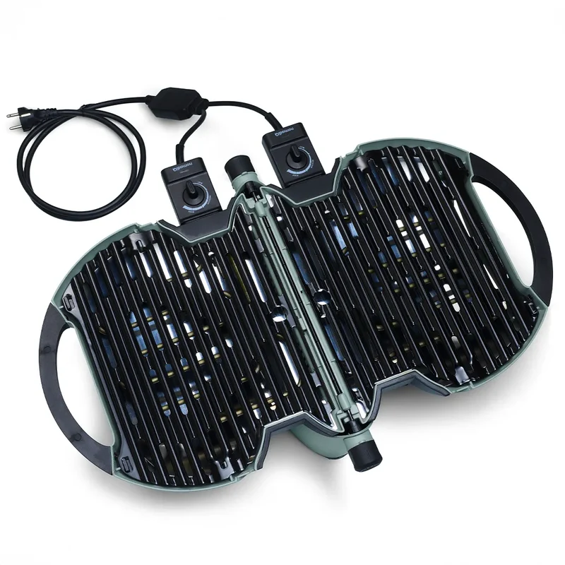 Draagbaare E-BBQ Cement grijs - Nomadiq