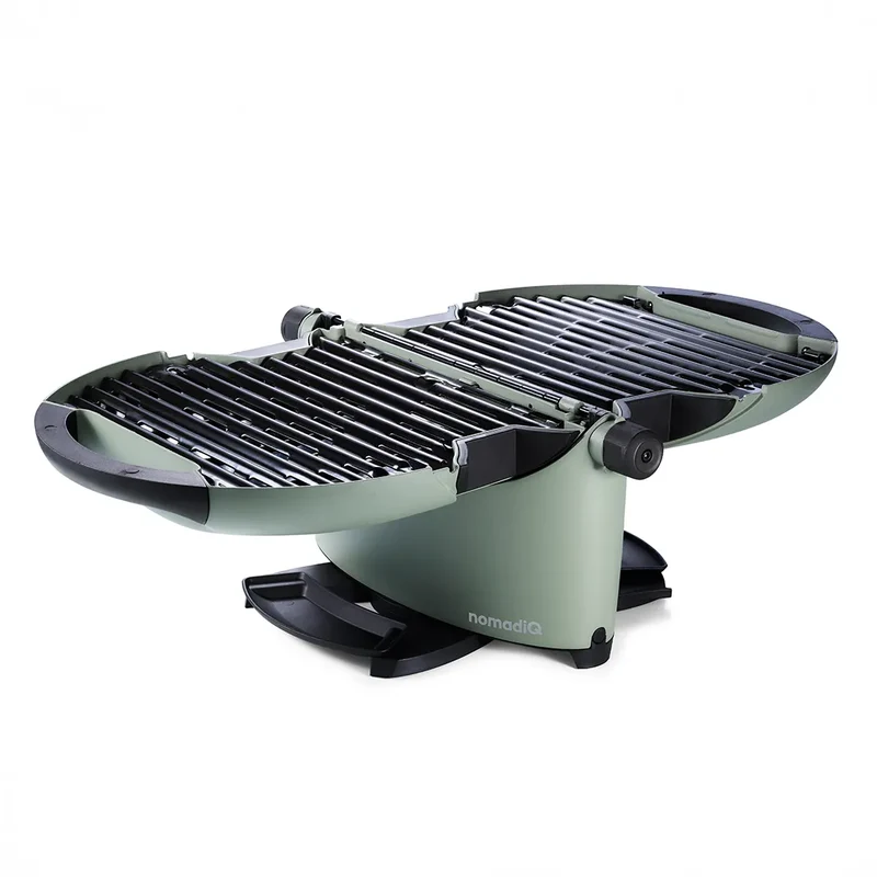 Draagbaare E-BBQ Cement grijs - Nomadiq