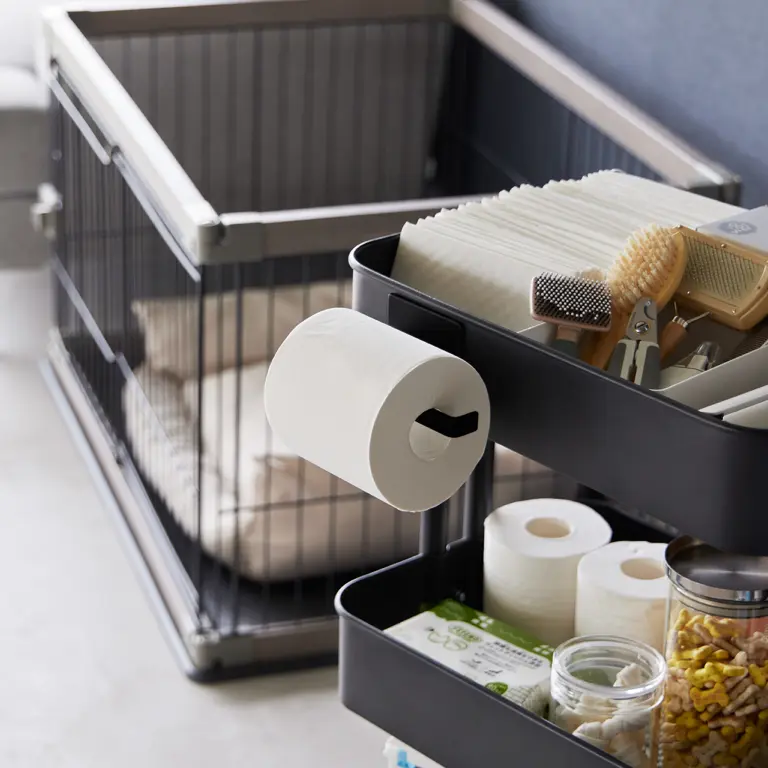 Yamazaki Tower Toiletrolhouder magnetisch - Zwart of Wit