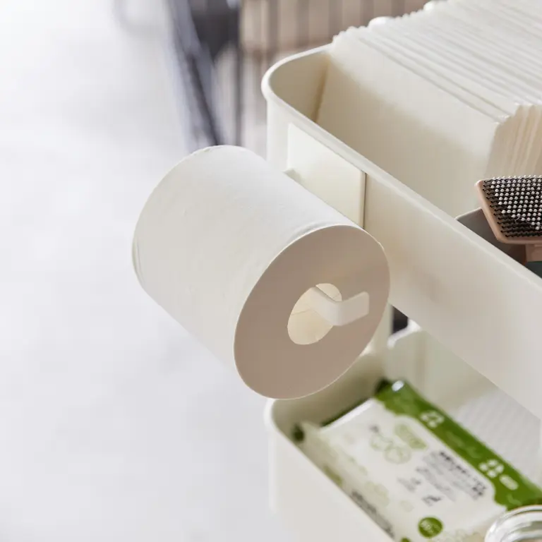 Yamazaki Tower Toiletrolhouder magnetisch - Zwart of Wit