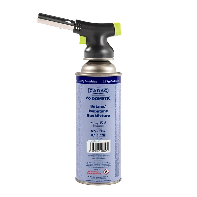 Gascartridge 227 g Bayonet valve - Horizontaal gebruik - Cadac