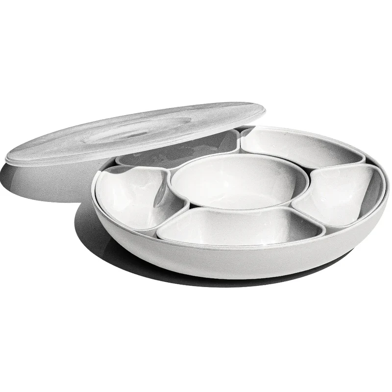 Tarhong 9-delige serveerset met Lazy Susan basis