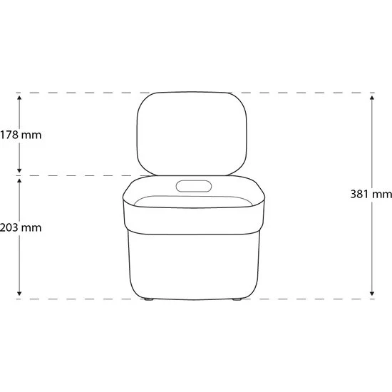 Curver Ready To Collect prullenbak 5L voor camper en caravan