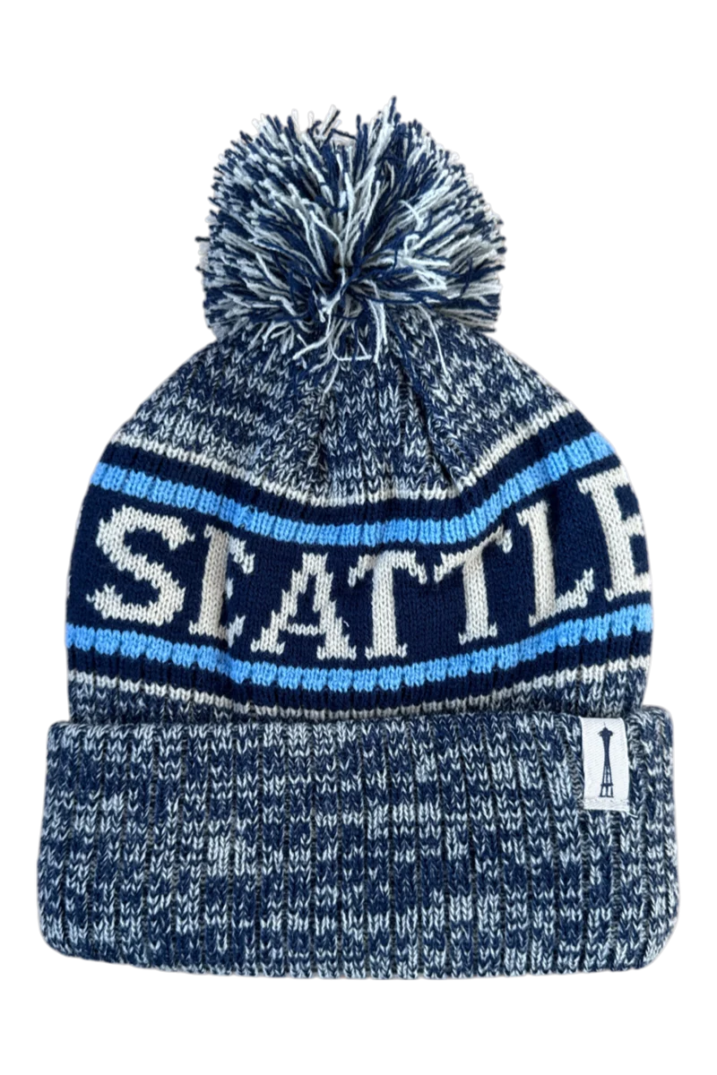 Seattle Knit Pom Beanie
