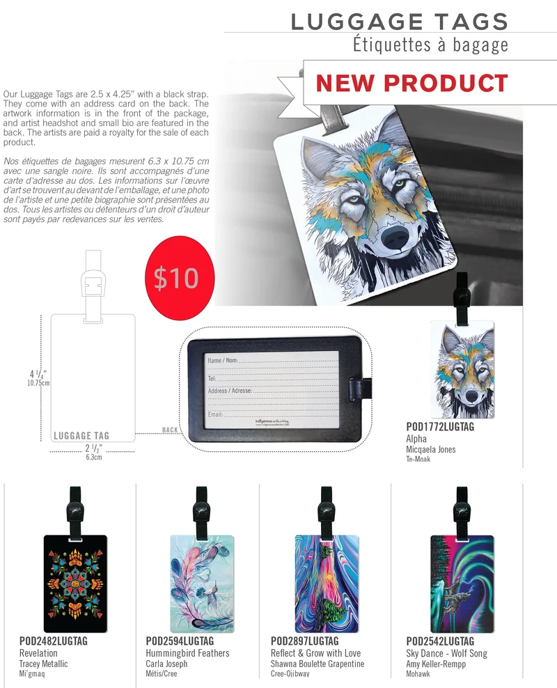 Alpha Luggage Tags