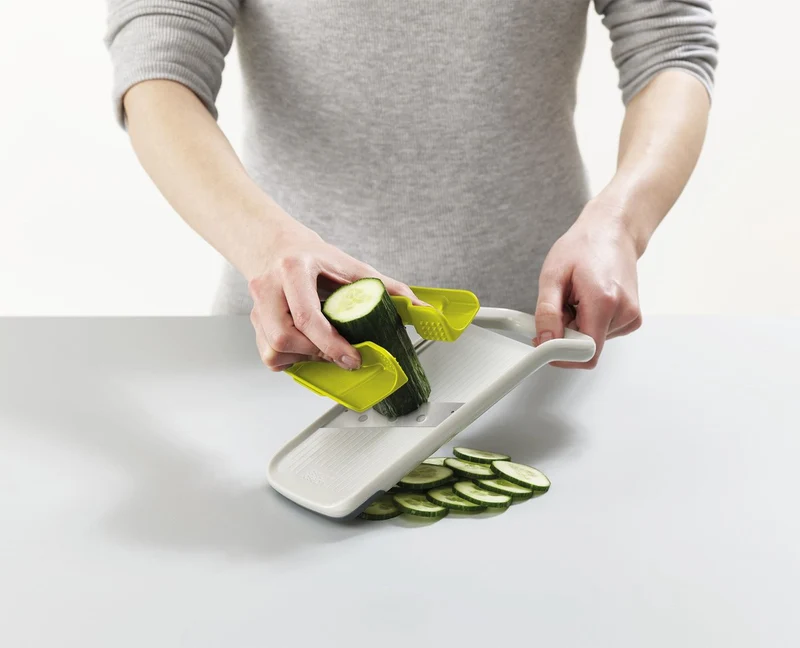 Multi-grip mandoline Grijs of Groen - Joseph Joseph