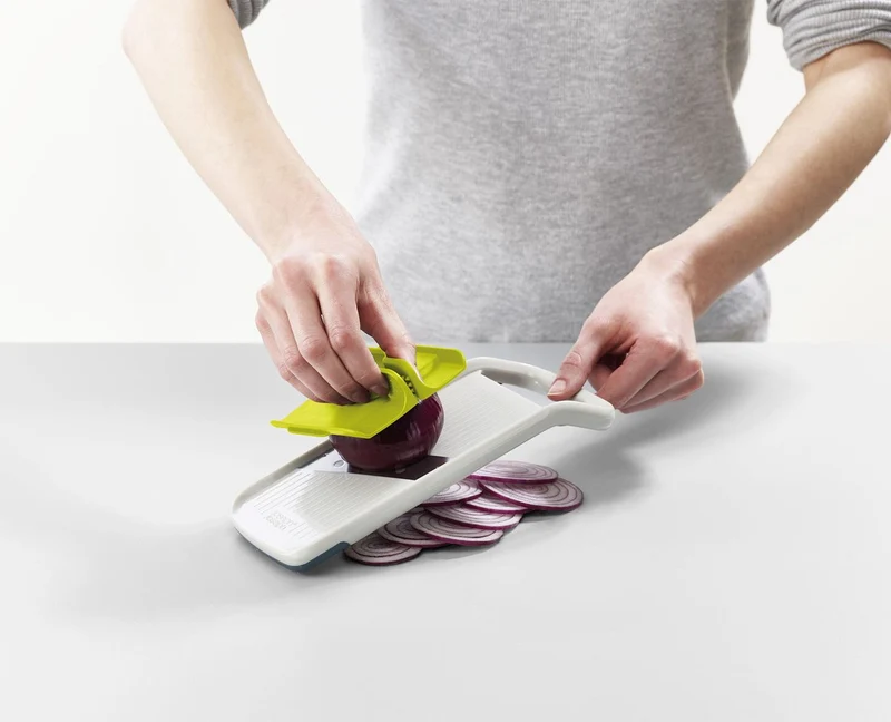 Multi-grip mandoline Grijs of Groen - Joseph Joseph