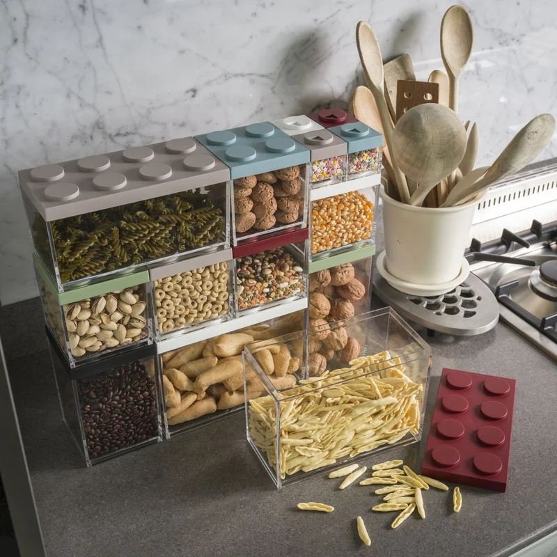 Modulaire kruidenpotjes en opbergdozen Brickstore - Omada