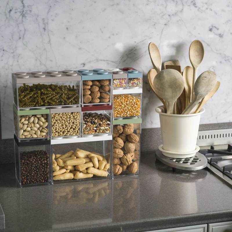 Modulaire kruidenpotjes en opbergdozen Brickstore - Omada