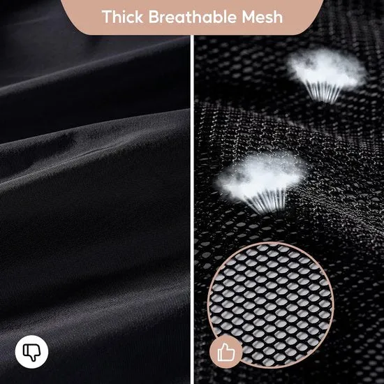 Waszak mesh met treksluiting - zwart of wit XL - L 90 x 70 cm - CC