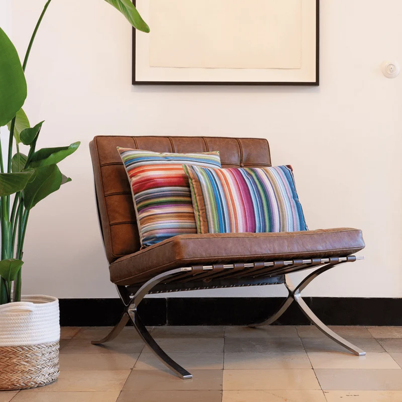 Kussen met verschillend gekleurde voor- en achterkant voor indoor of outdoor - Remember