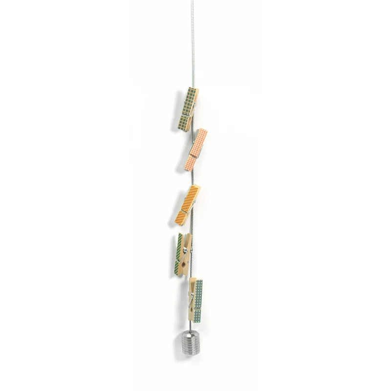 Fotokoord met houten wasknijpertjes Woody Klip - Trendform